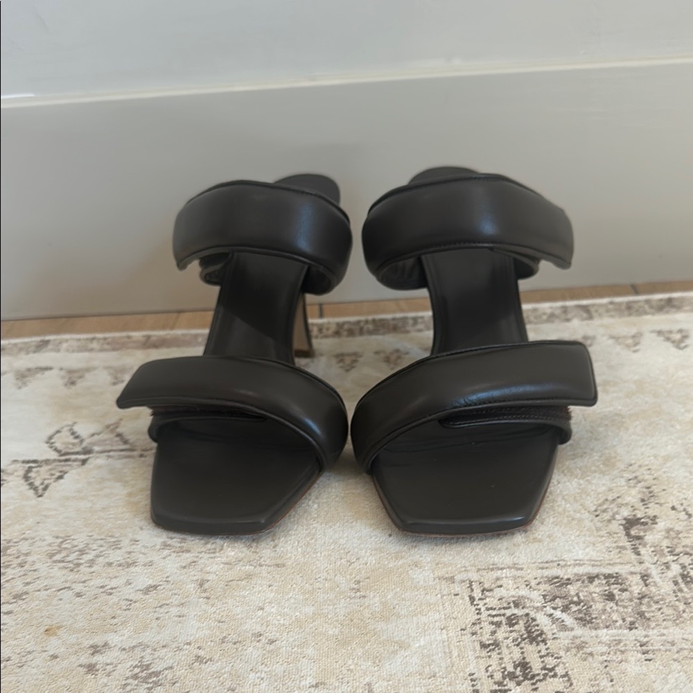 Gia Borghini x Pernille Teisbaek Perni 03 Leather Heeled Sandal